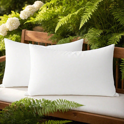 YUNDO Label 4-Piece White Pillow Core, Lightweight Down Instead Of Polyester Pillow, Sofa Cushion, Bed Pillow (4pc)