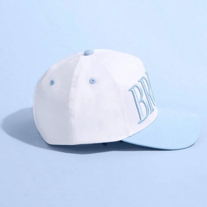 ZHUGLO Blue Bride Trucker Hat| Bachelorette Accessory, Bridal Headwear, Bach Party Decorations, Bridesmaid Gift, Wedding Cap